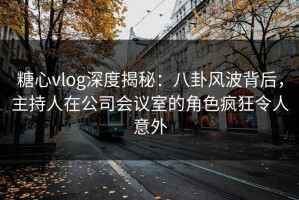 糖心vlog深度揭秘：八卦风波背后，主持人在公司会议室的角色疯狂令人意外