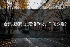 合集视频引发无语争议，你怎么看？