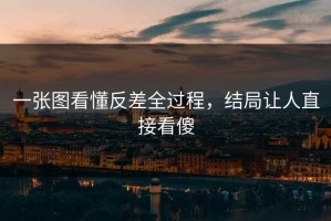 一张图看懂反差全过程，结局让人直接看傻